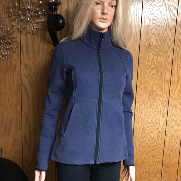 Lululemon" Insculpt Jacket- Heathered Deep Indigo / Deep Indigo- Size 4- - Picture 2 of 16